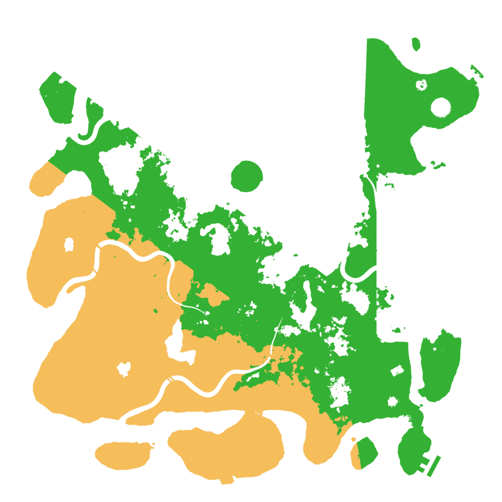 Biome Rust Map: Procedural Map, Size: 4500, Seed: 2111687425
