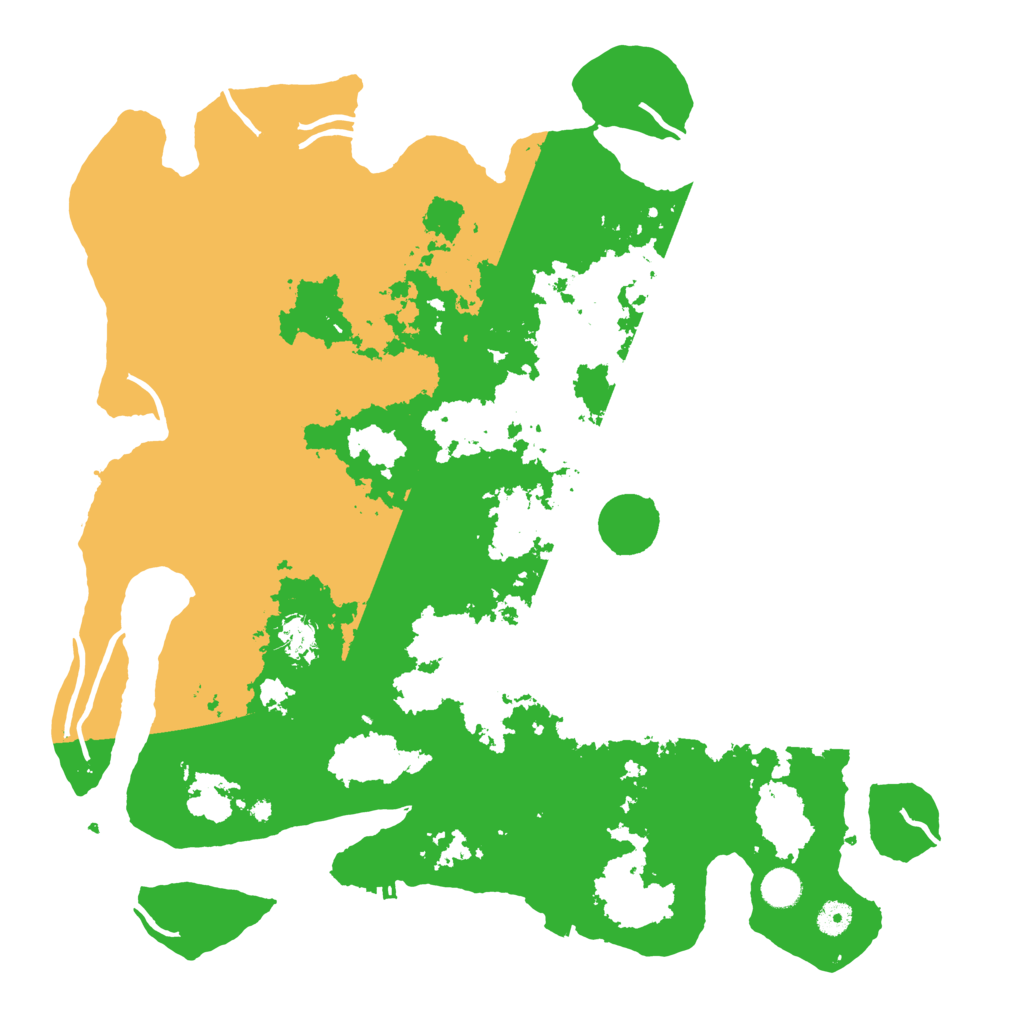 Biome Rust Map: Procedural Map, Size: 4500, Seed: 838449792