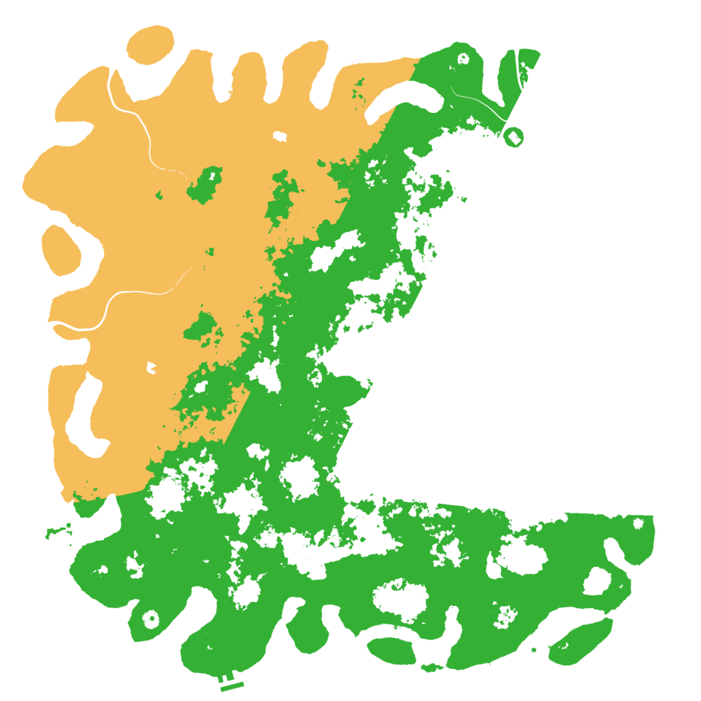 Biome Rust Map: Procedural Map, Size: 6000, Seed: 1008671525