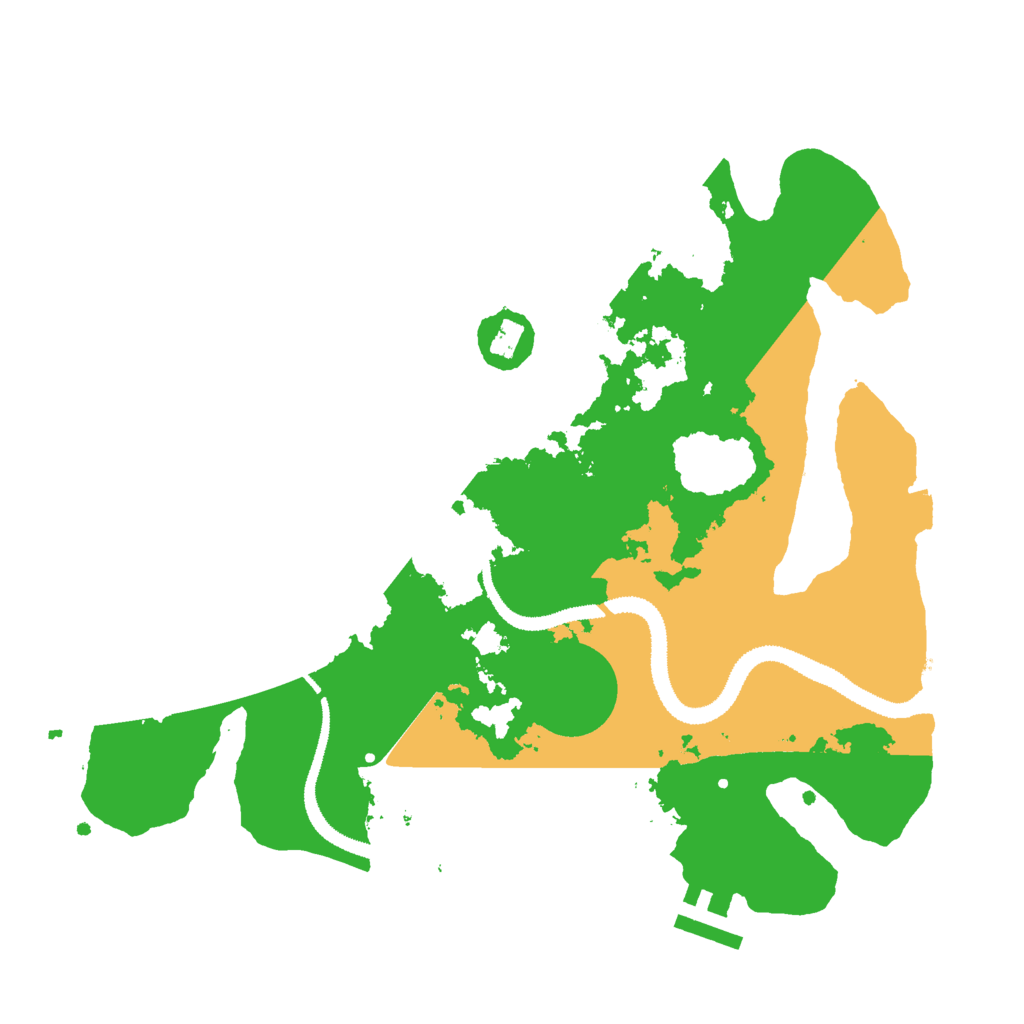 Biome Rust Map: Procedural Map, Size: 3000, Seed: 1502987
