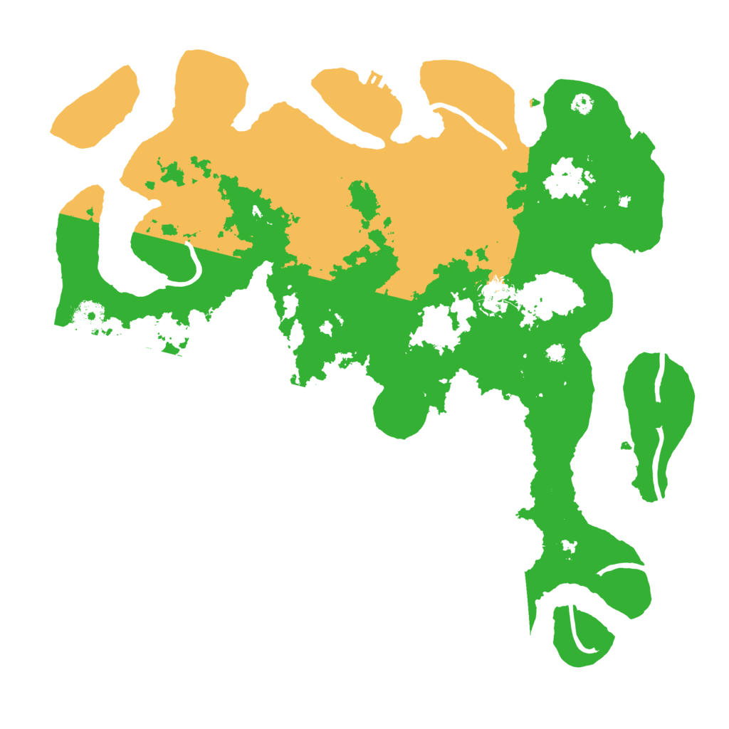 Biome Rust Map: Procedural Map, Size: 3600, Seed: 1382376065
