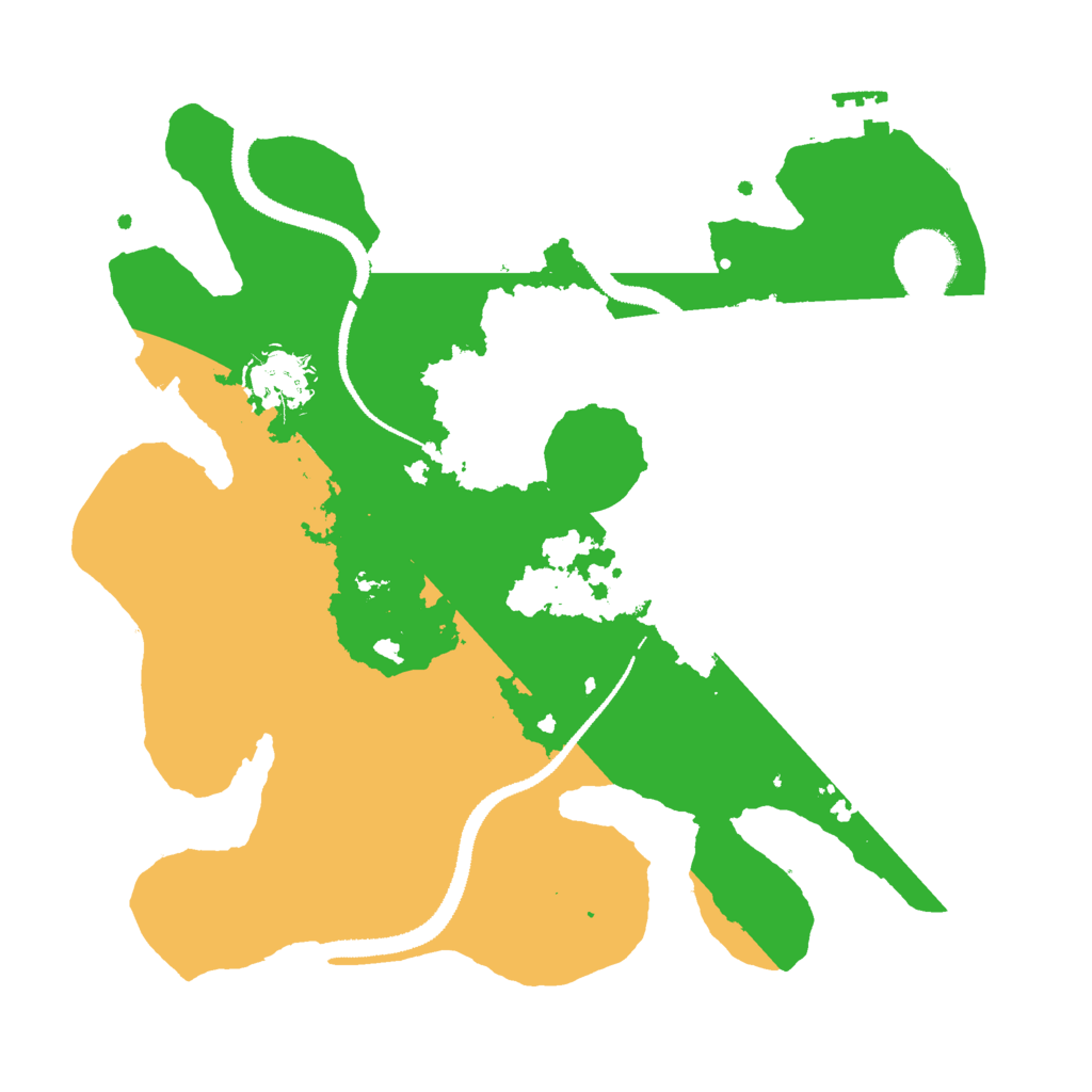 Biome Rust Map: Procedural Map, Size: 3000, Seed: 1312