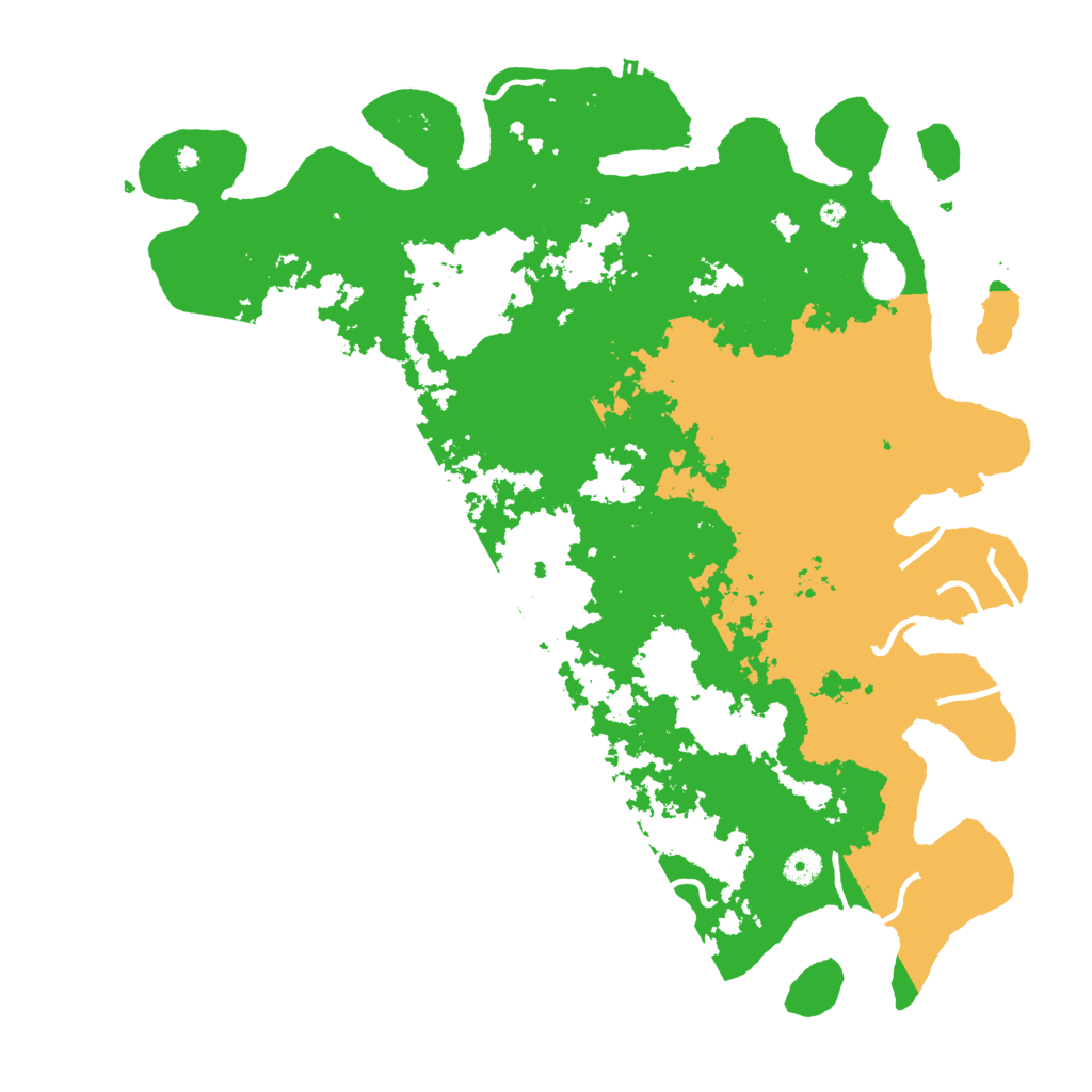 Biome Rust Map: Procedural Map, Size: 4500, Seed: 7109235