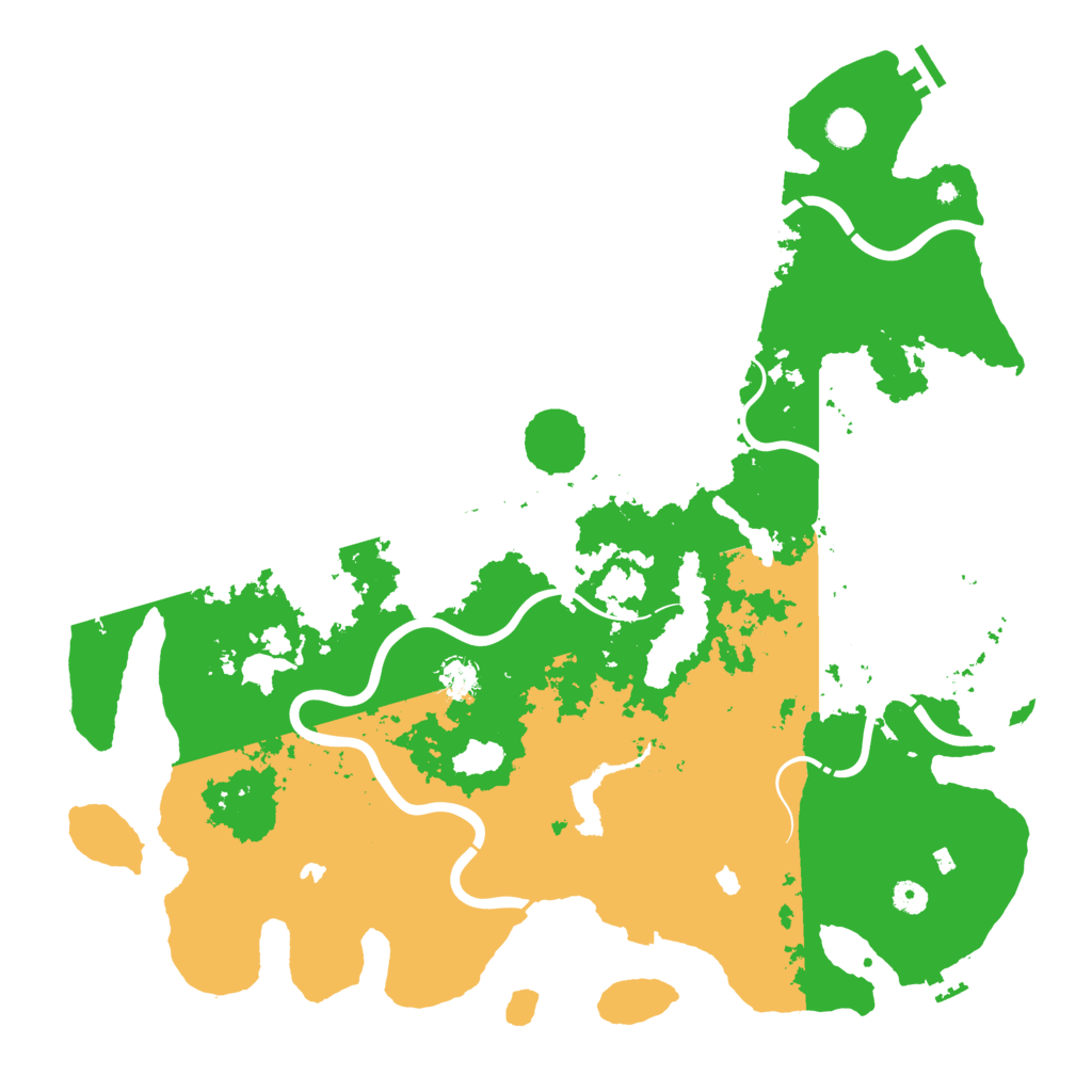 Biome Rust Map: Procedural Map, Size: 4800, Seed: 647305850