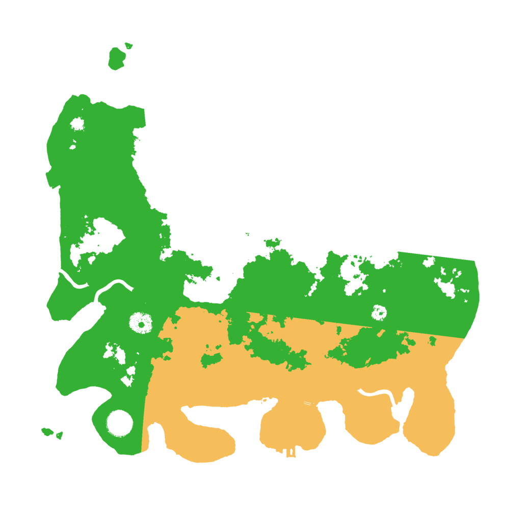 Biome Rust Map: Procedural Map, Size: 3500, Seed: 704639046