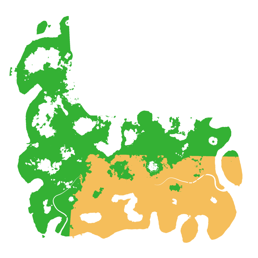 Biome Rust Map: Procedural Map, Size: 4500, Seed: 567827849