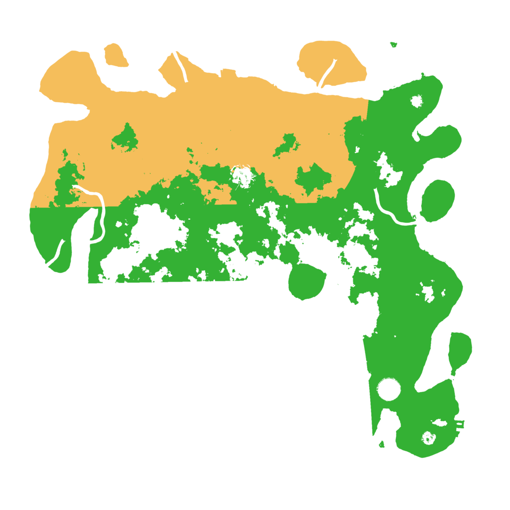 Biome Rust Map: Procedural Map, Size: 3950, Seed: 84626097