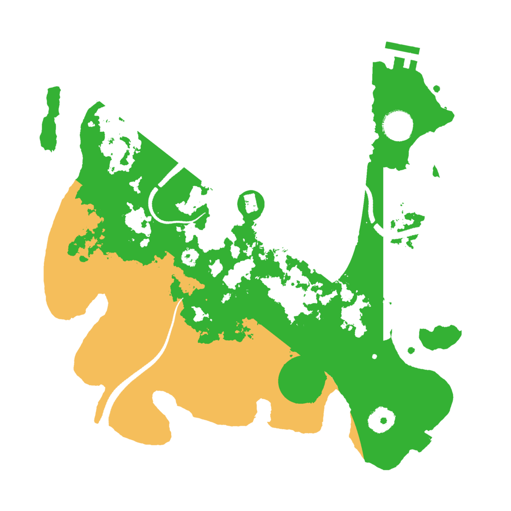 Biome Rust Map: Procedural Map, Size: 3000, Seed: 289698768
