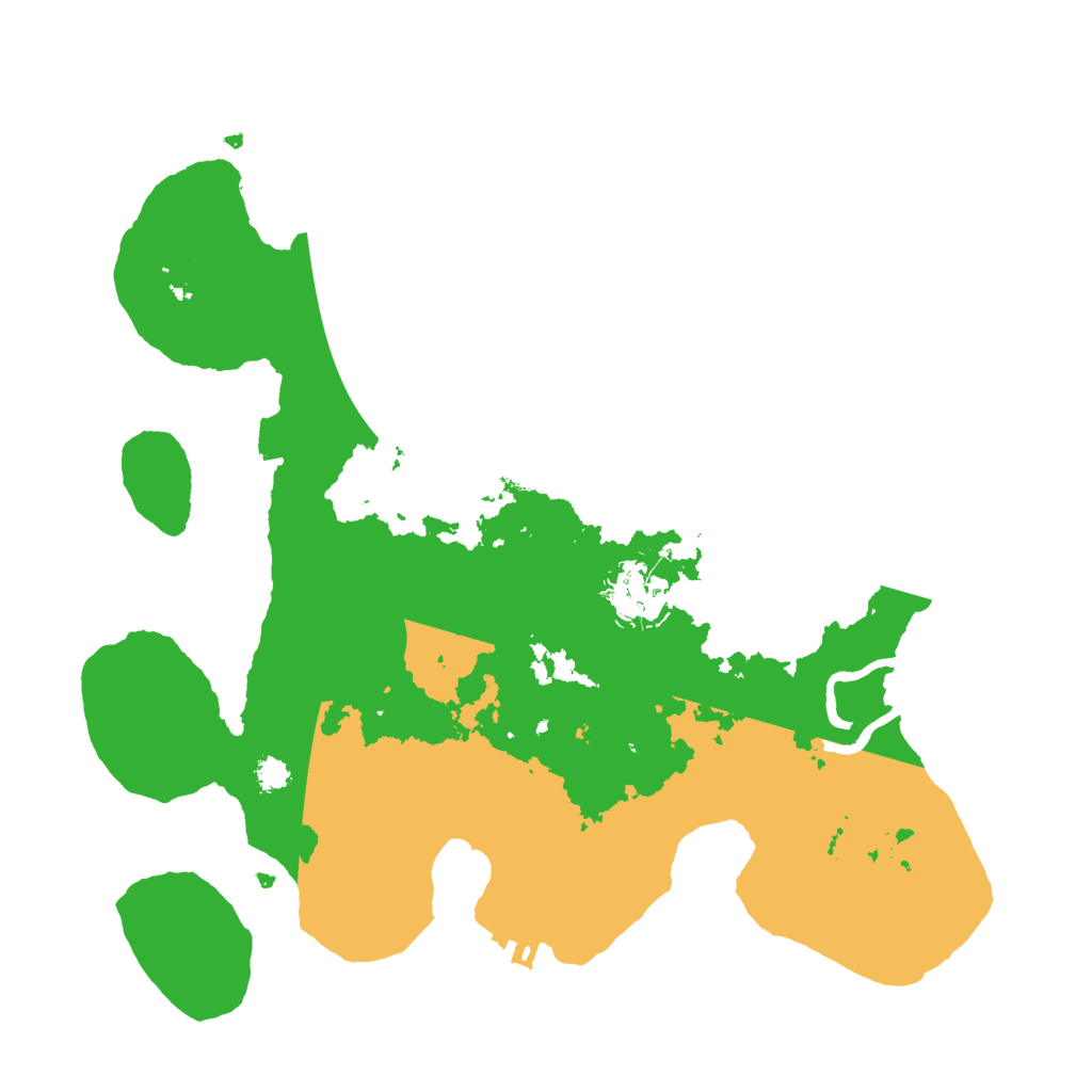 Biome Rust Map: Procedural Map, Size: 3000, Seed: 25127