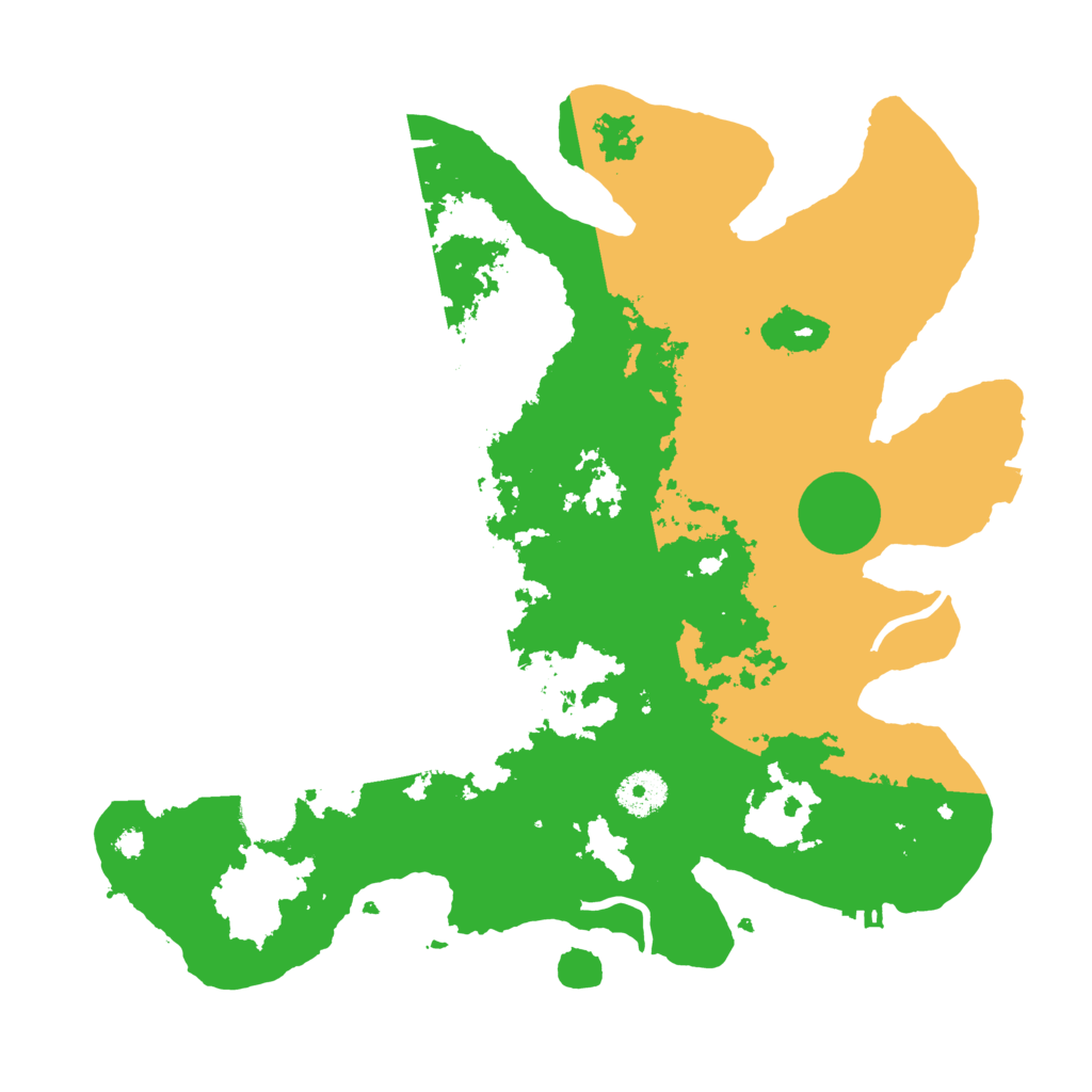 Biome Rust Map: Procedural Map, Size: 3500, Seed: 571372886