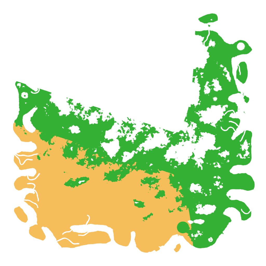 Biome Rust Map: Procedural Map, Size: 6000, Seed: 495872213