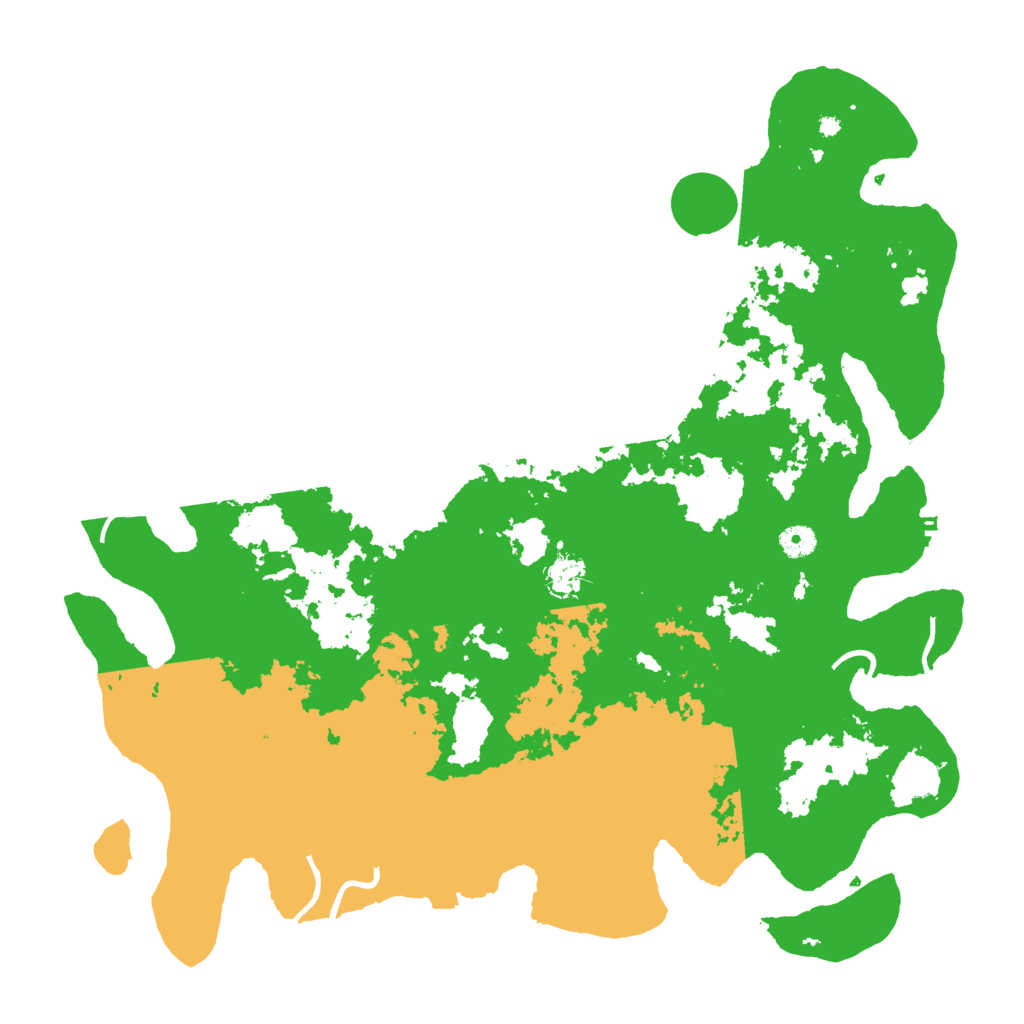 Biome Rust Map: Procedural Map, Size: 4500, Seed: 803861470