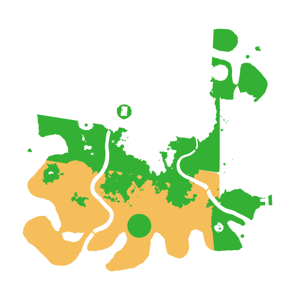 Biome Rust Map: Procedural Map, Size: 3250, Seed: 36619686