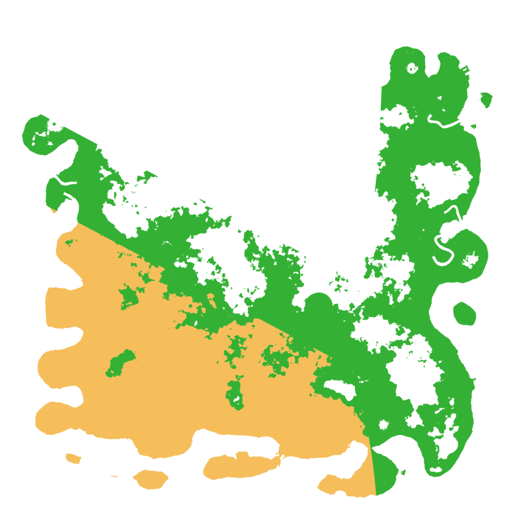 Biome Rust Map: Procedural Map, Size: 5000, Seed: 152229420