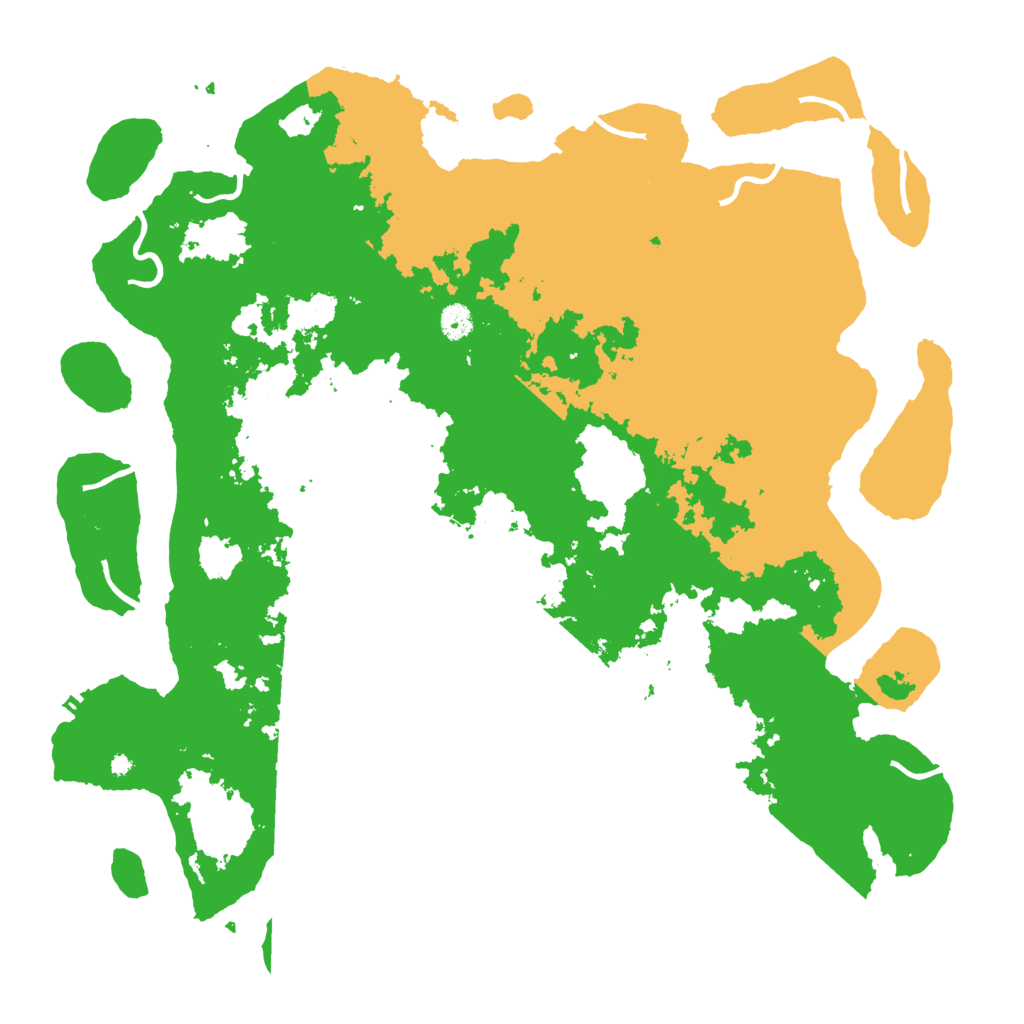 Biome Rust Map: Procedural Map, Size: 4500, Seed: 279082261