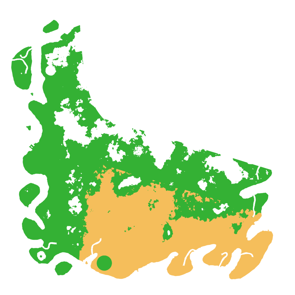 Biome Rust Map: Procedural Map, Size: 5145, Seed: 13825