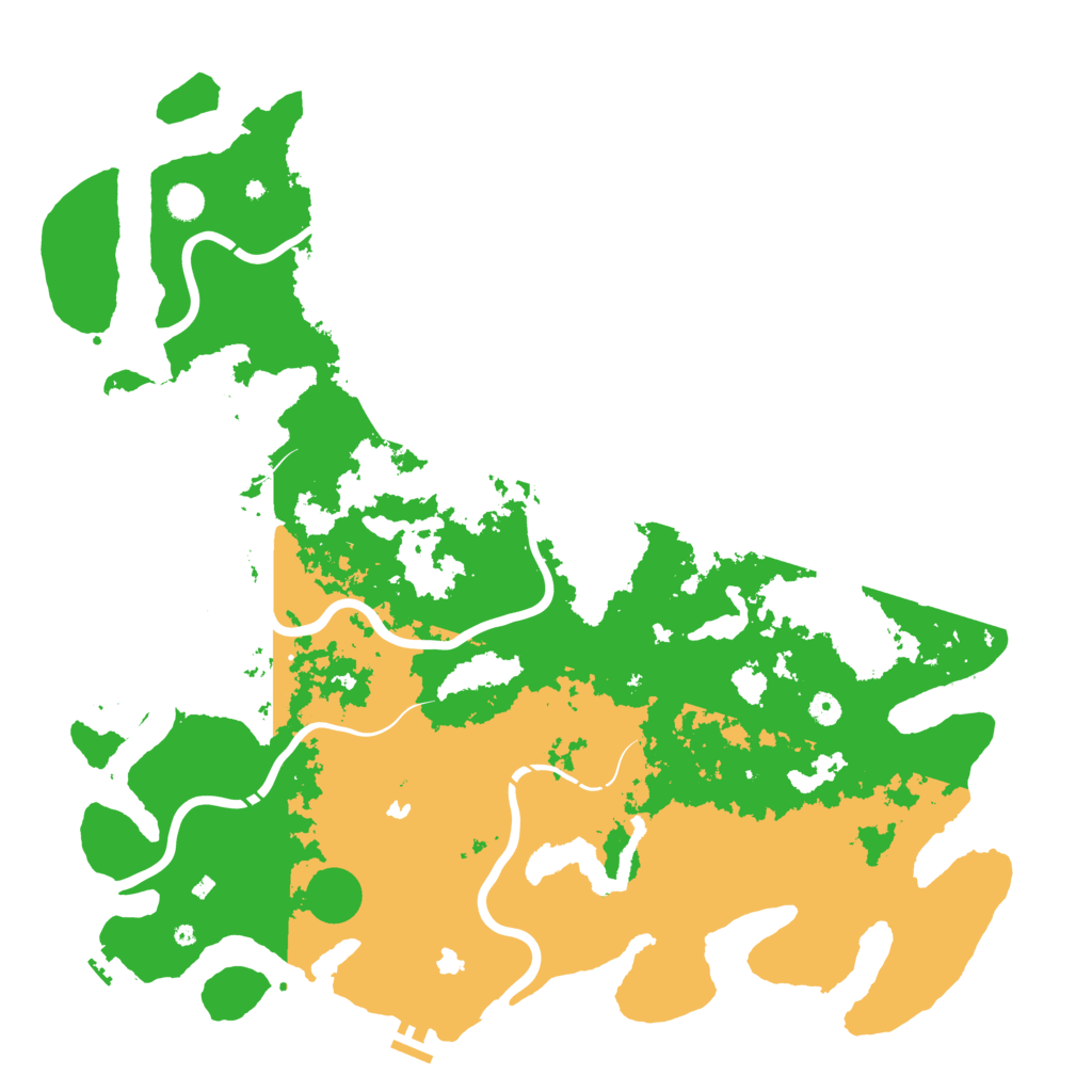 Biome Rust Map: Procedural Map, Size: 5145, Seed: 13825