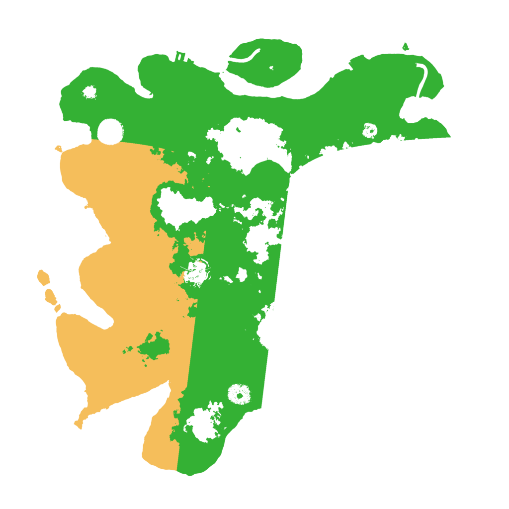 Biome Rust Map: Procedural Map, Size: 3500, Seed: 1033954860