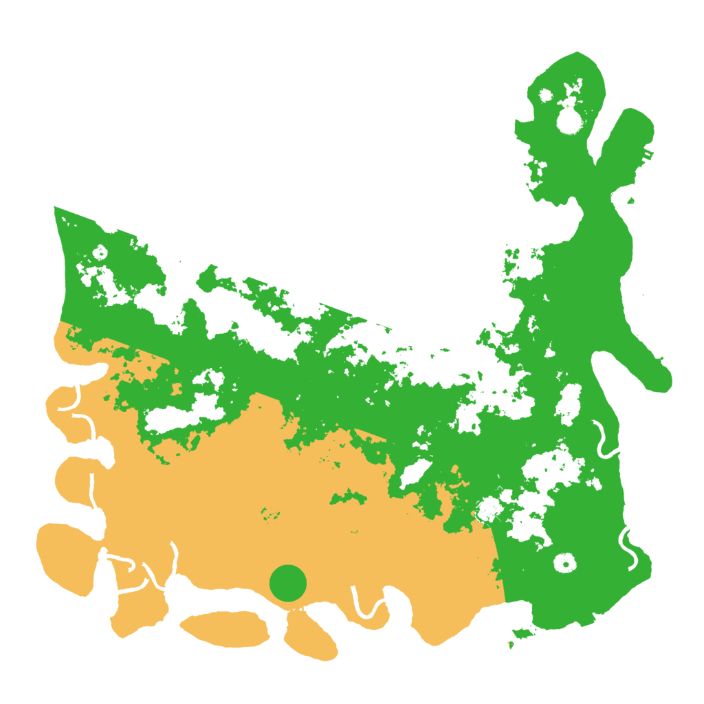 Biome Rust Map: Procedural Map, Size: 5000, Seed: 88585851