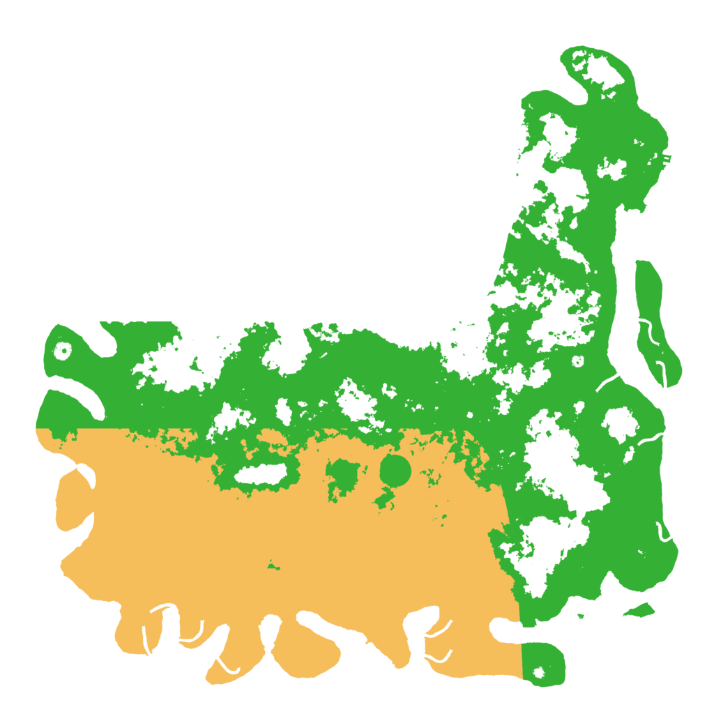 Biome Rust Map: Procedural Map, Size: 6000, Seed: 369310820