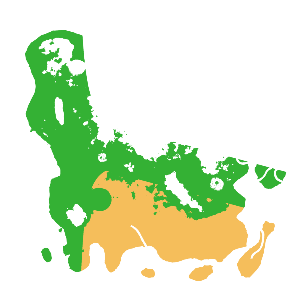 Biome Rust Map: Procedural Map, Size: 3500, Seed: 1059063429