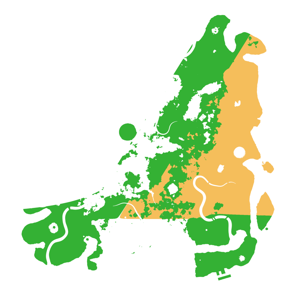Biome Rust Map: Procedural Map, Size: 4500, Seed: 1507917474