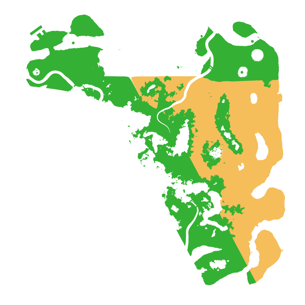 Biome Rust Map: Procedural Map, Size: 4444, Seed: 20021