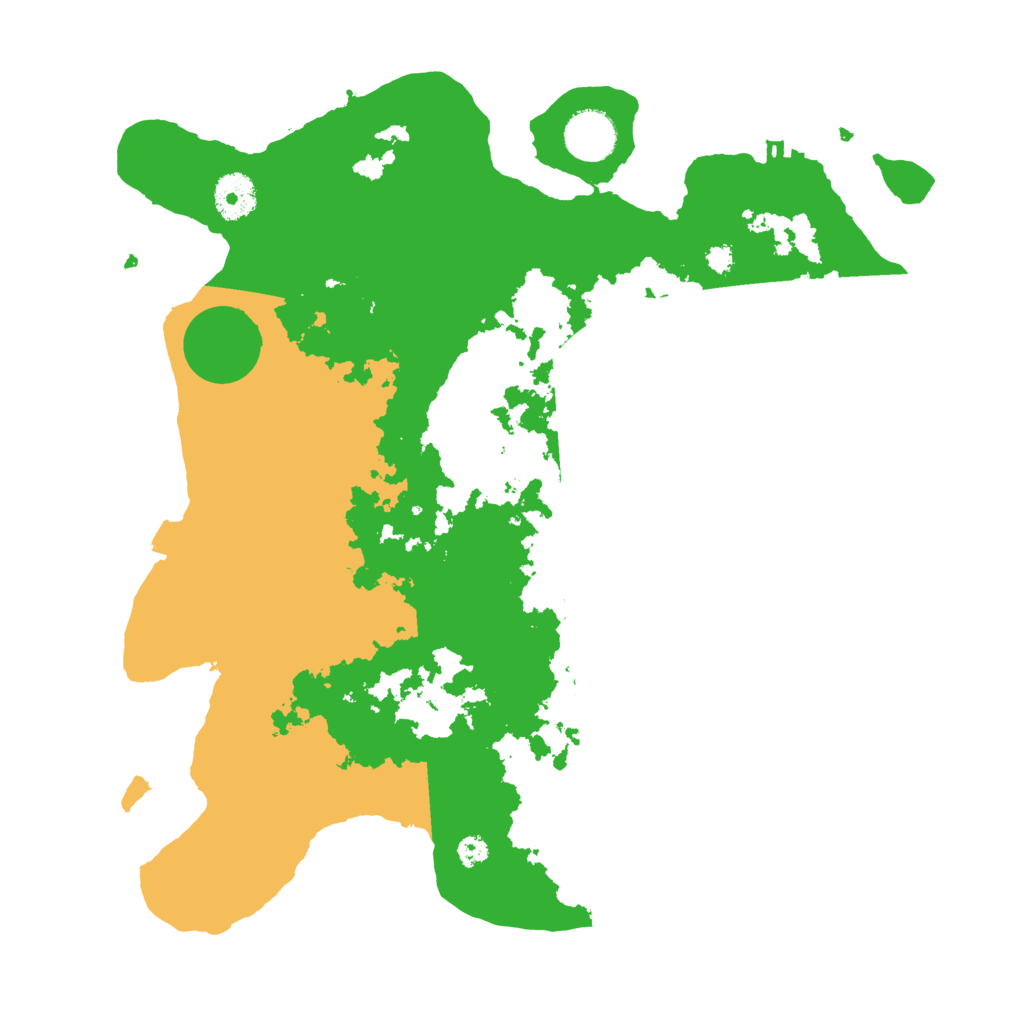 Biome Rust Map: Procedural Map, Size: 3500, Seed: 2074374523