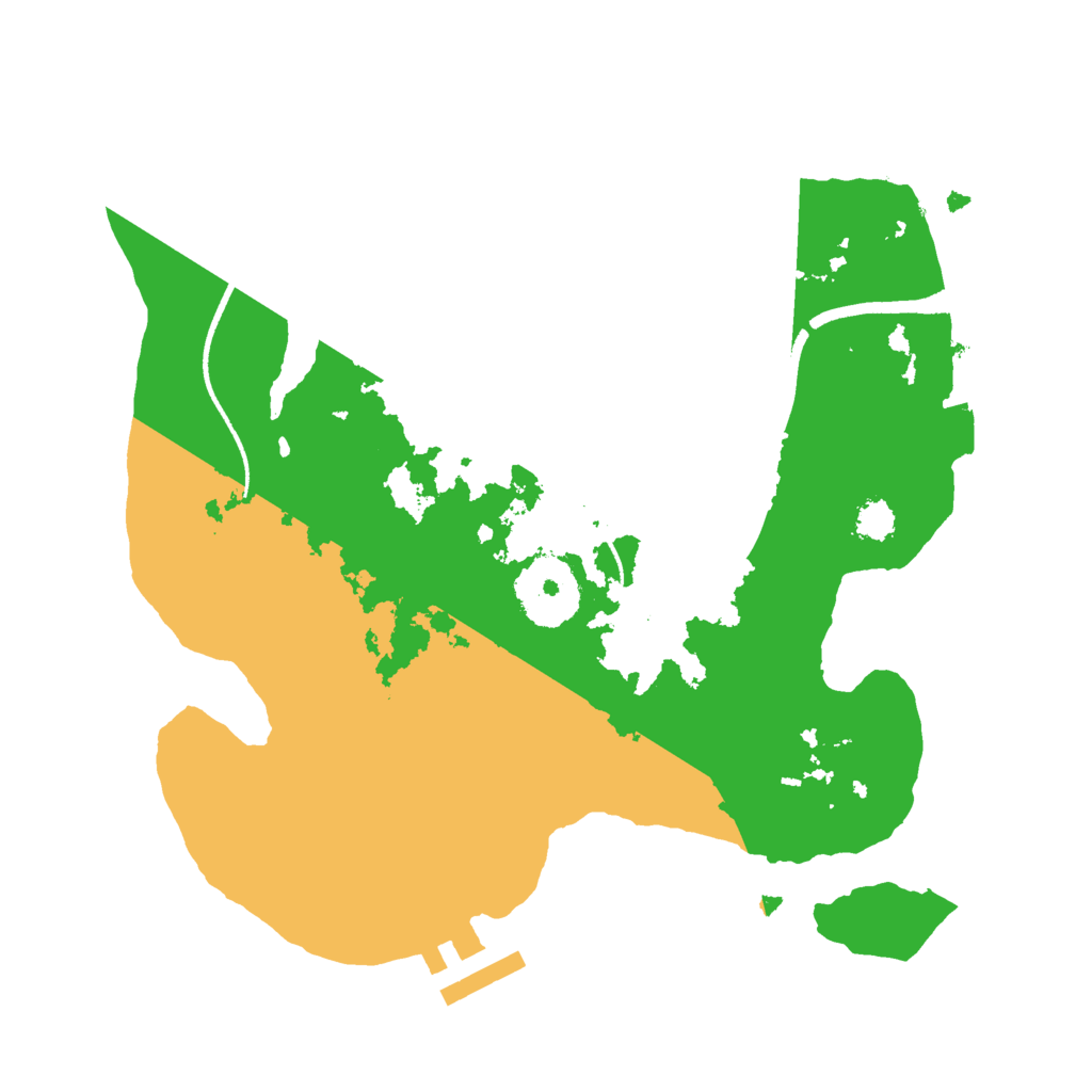Biome Rust Map: Procedural Map, Size: 2500, Seed: 206123320