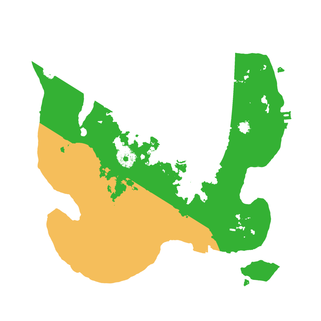 Biome Rust Map: Procedural Map, Size: 2500, Seed: 206123320