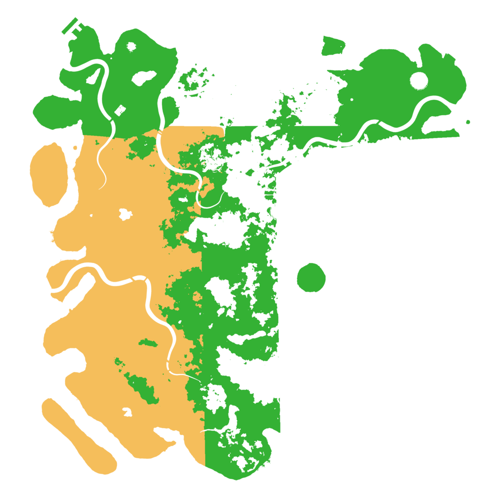 Biome Rust Map: Procedural Map, Size: 5000, Seed: 579760024