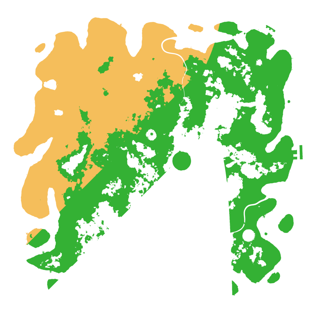 Biome Rust Map: Procedural Map, Size: 4500, Seed: 1808940870