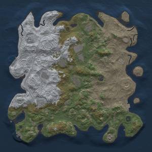 Thumbnail Rust Map: Procedural Map, Size: 4250, Seed: 1827187767, 19 Monuments