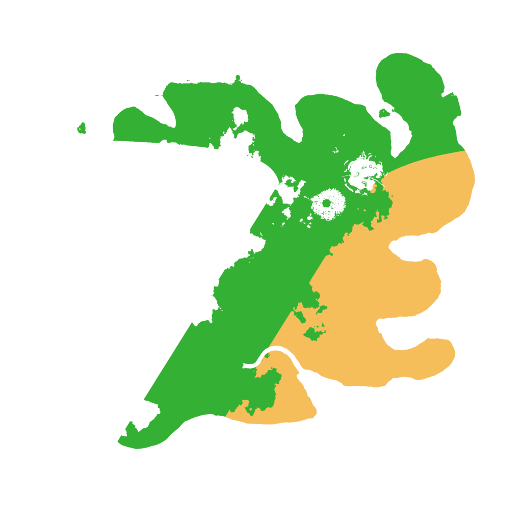 Biome Rust Map: Procedural Map, Size: 2500, Seed: 6500