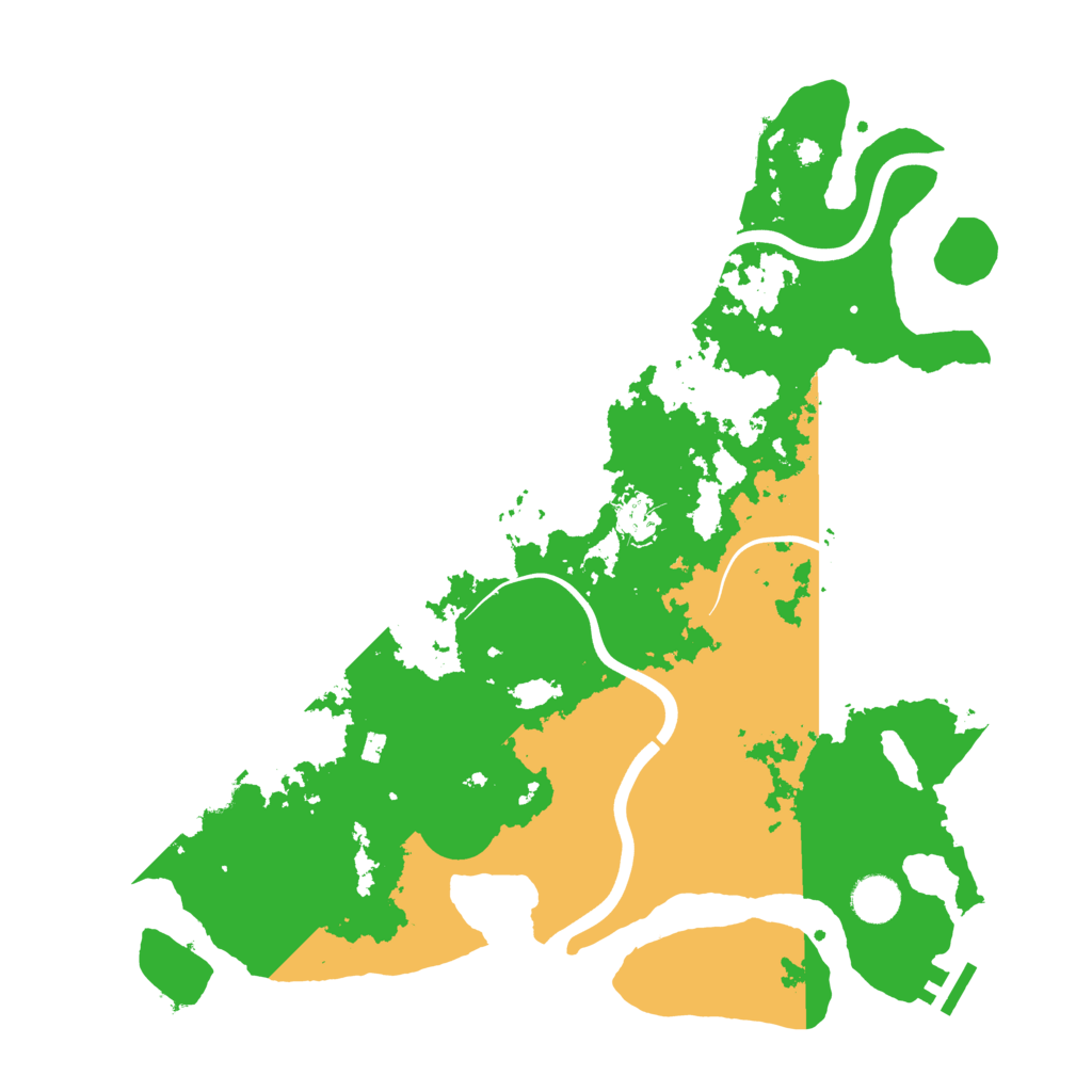 Biome Rust Map: Procedural Map, Size: 3950, Seed: 70636173