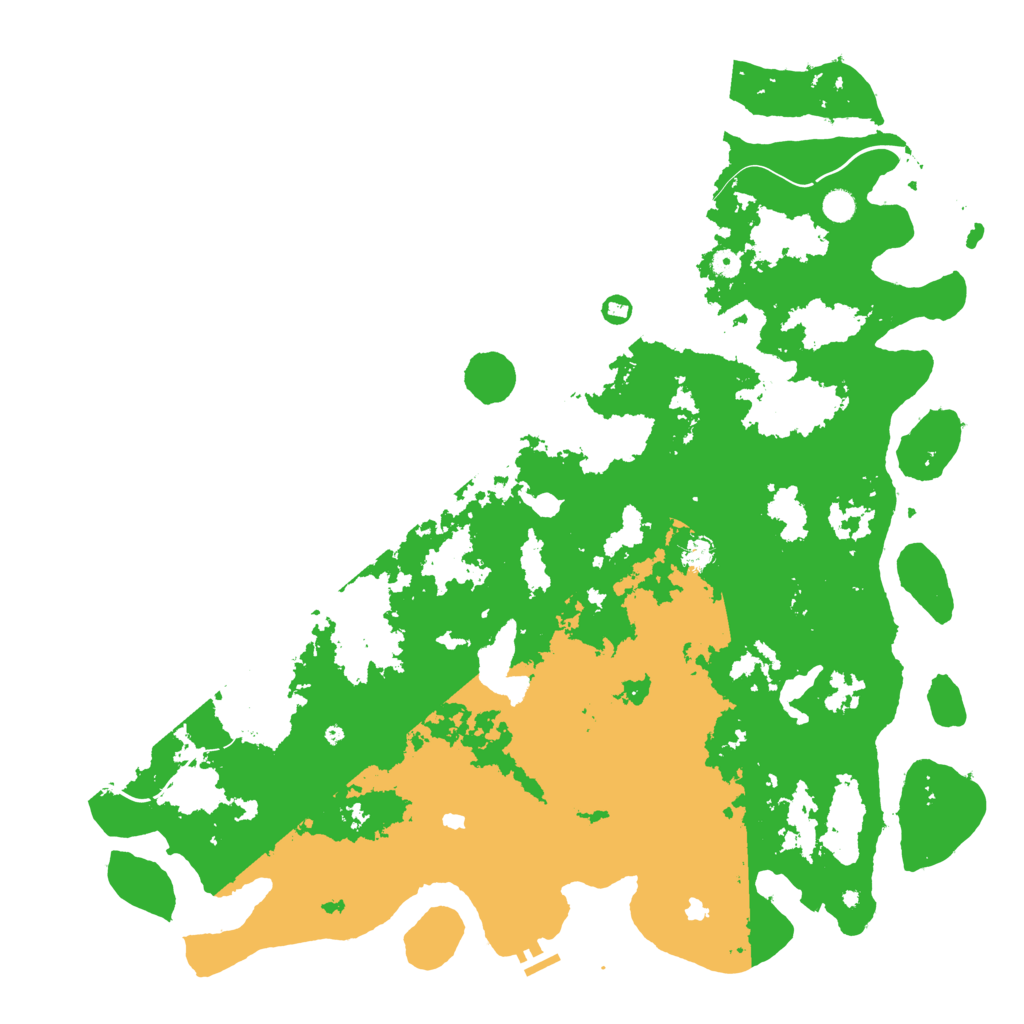 Biome Rust Map: Procedural Map, Size: 5500, Seed: 2106406857