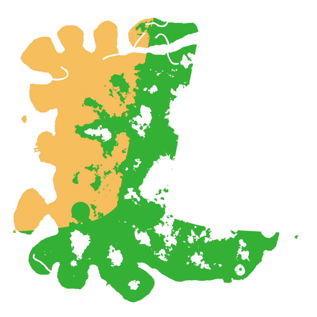 Biome Rust Map: Procedural Map, Size: 4500, Seed: 139456030