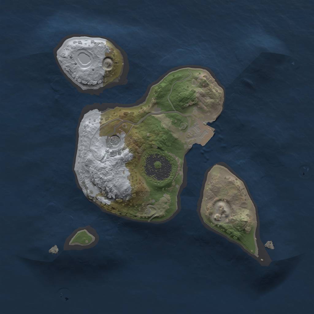 Rust Map: Procedural Map, Size: 1754, Seed: 1838745954, 4 Monuments