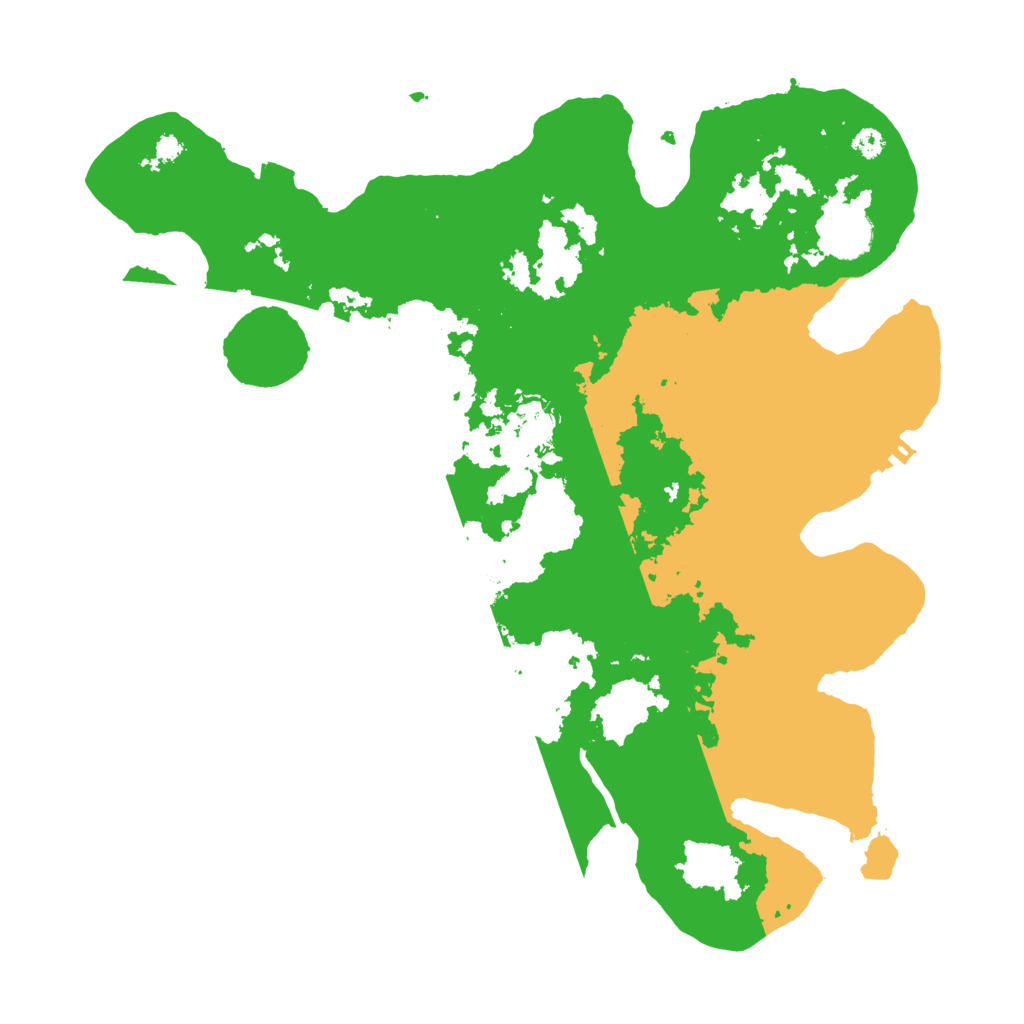 Biome Rust Map: Procedural Map, Size: 3500, Seed: 969820