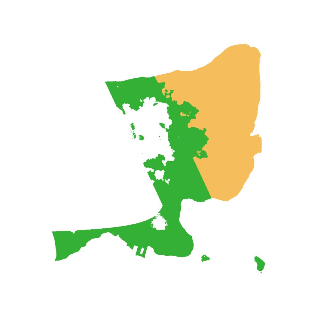 Biome Rust Map: Procedural Map, Size: 2000, Seed: 1394139933