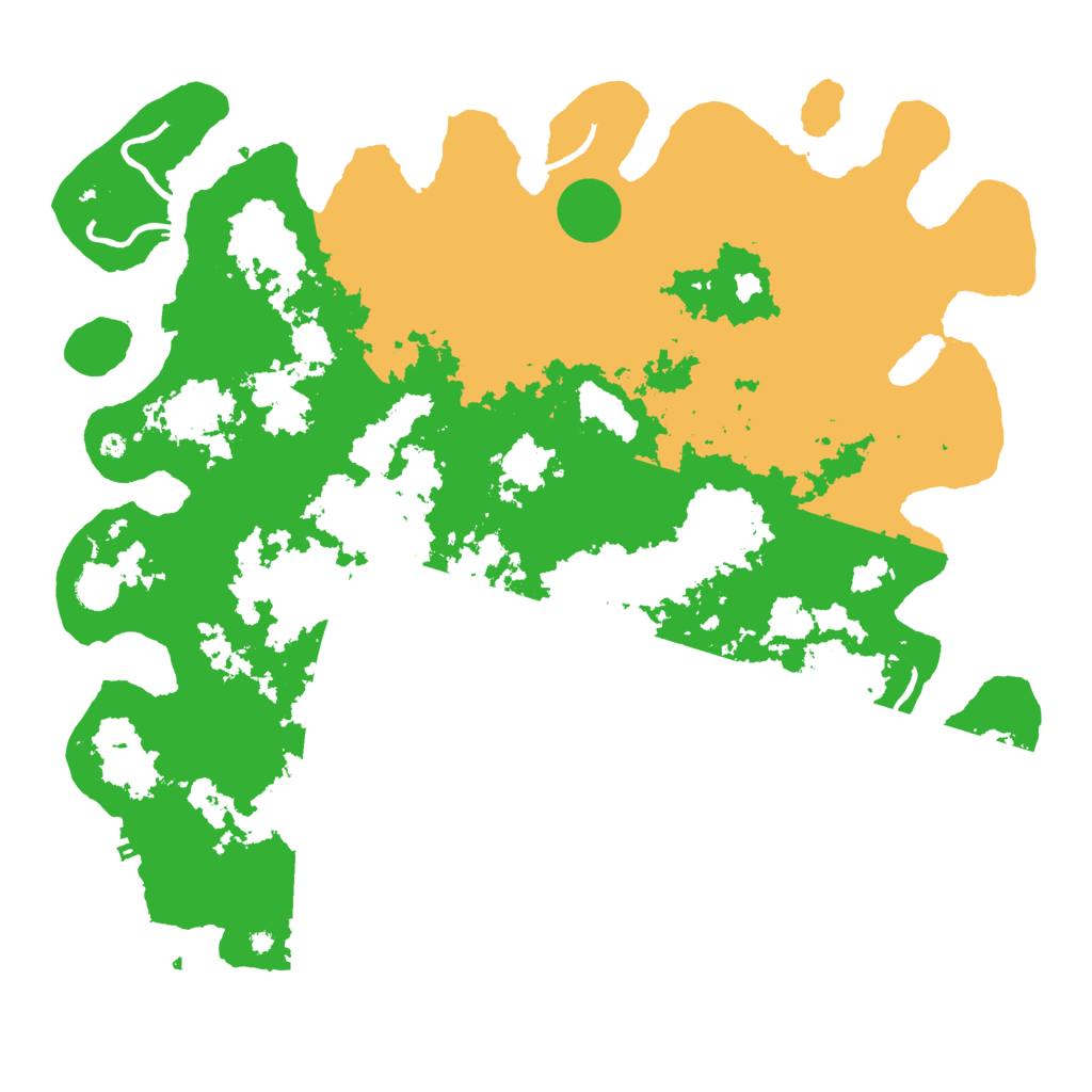 Biome Rust Map: Procedural Map, Size: 4500, Seed: 517640405