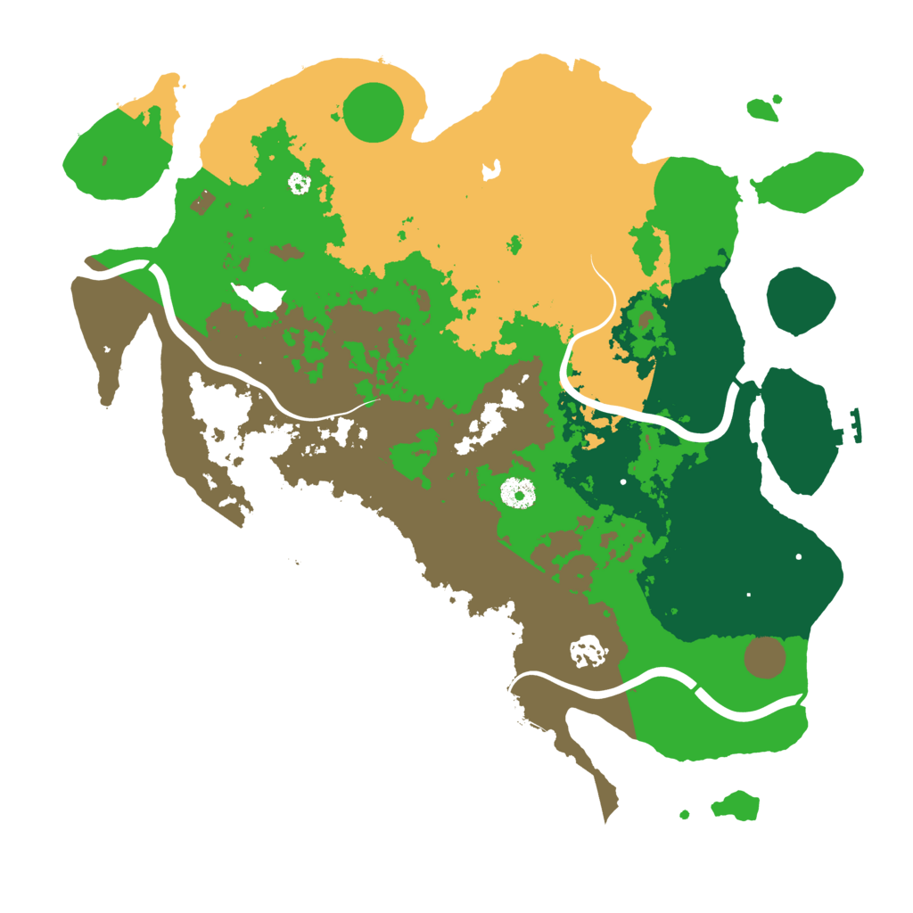 Biome Rust Map: Procedural Map, Size: 4000, Seed: 3821459