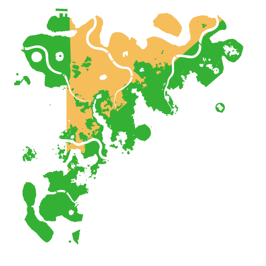 Biome Rust Map: Procedural Map, Size: 4500, Seed: 628596490