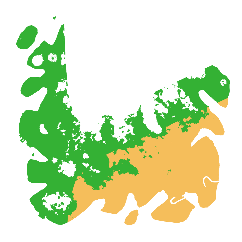Biome Rust Map: Procedural Map, Size: 4000, Seed: 87651
