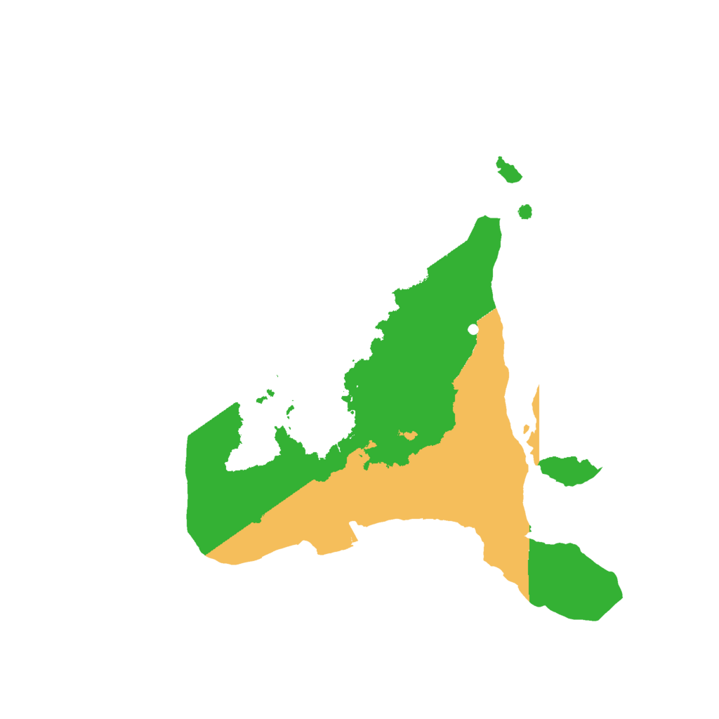 Biome Rust Map: Procedural Map, Size: 2000, Seed: 81495037