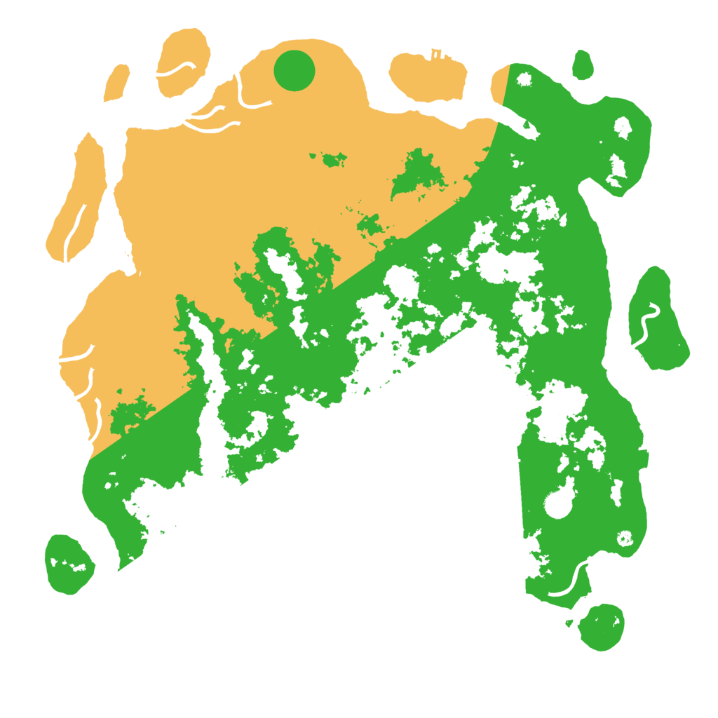 Biome Rust Map: Procedural Map, Size: 4600, Seed: 1968373070