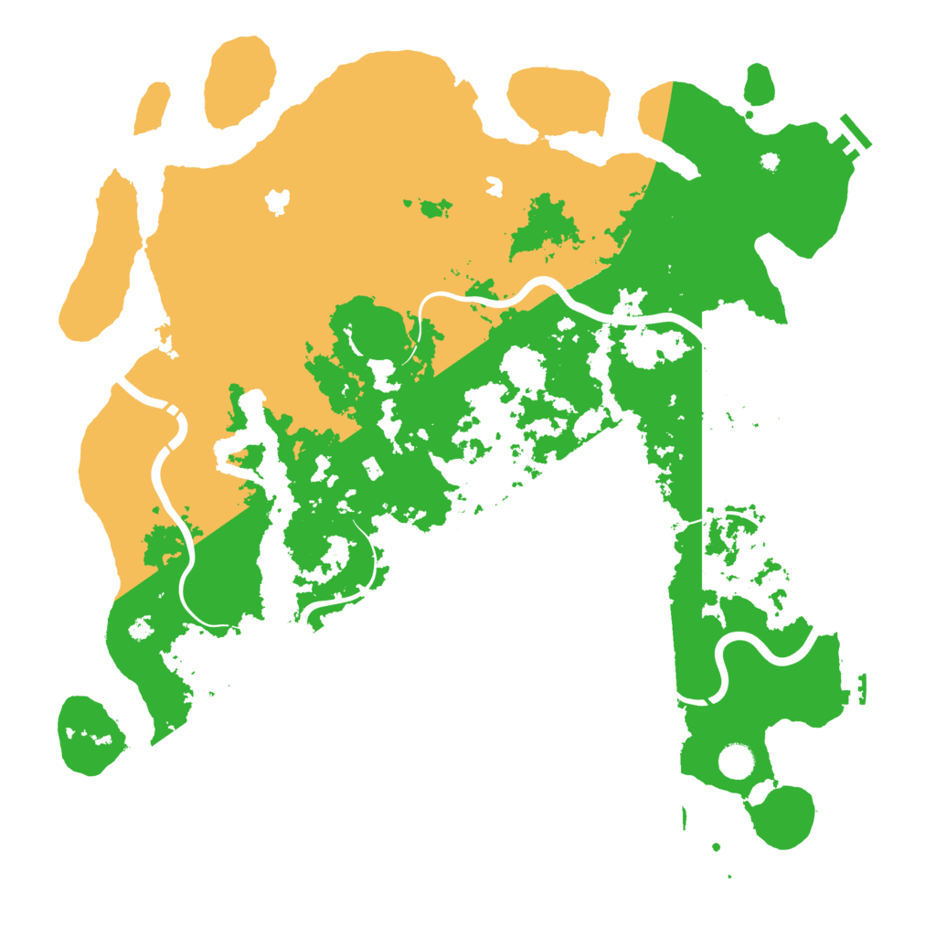 Biome Rust Map: Procedural Map, Size: 4600, Seed: 1968373070