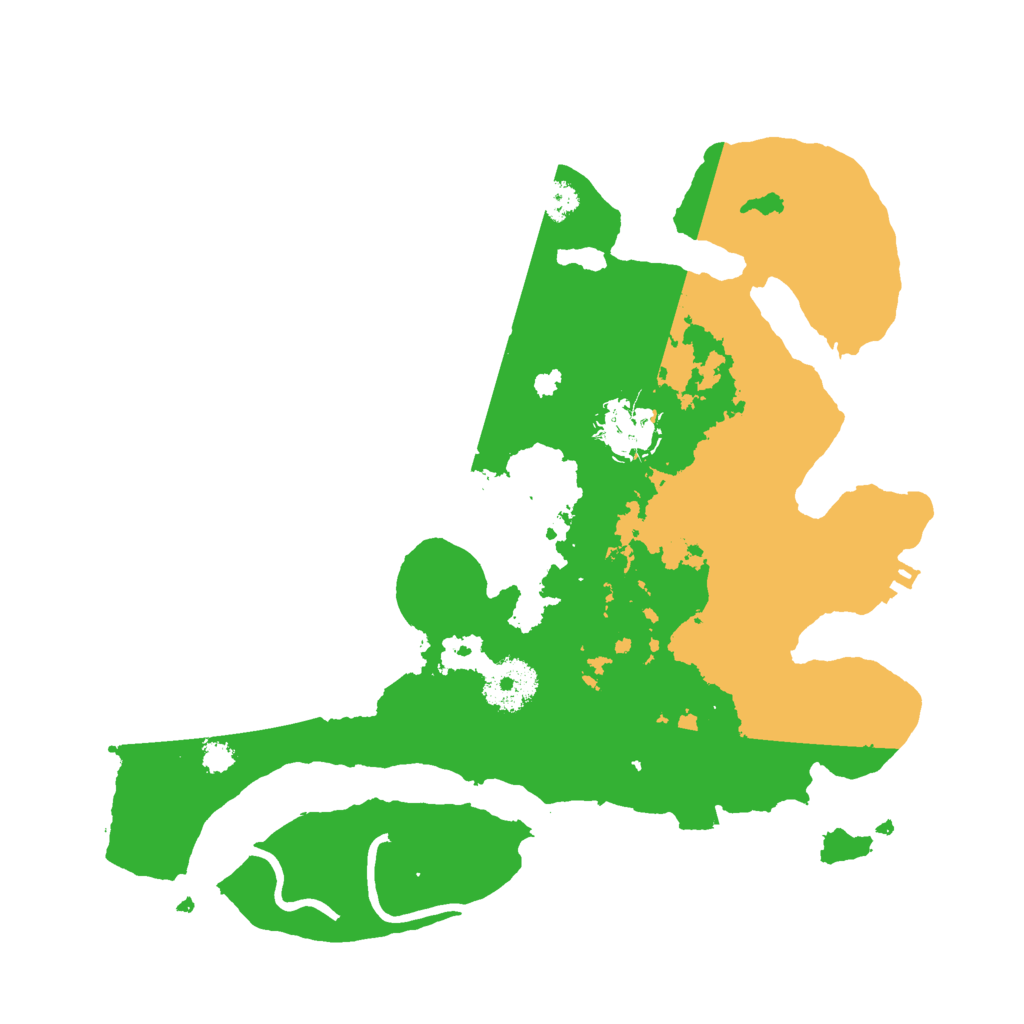 Biome Rust Map: Procedural Map, Size: 3000, Seed: 16439