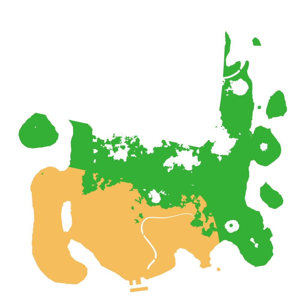 Biome Rust Map: Procedural Map, Size: 3500, Seed: 1706518242