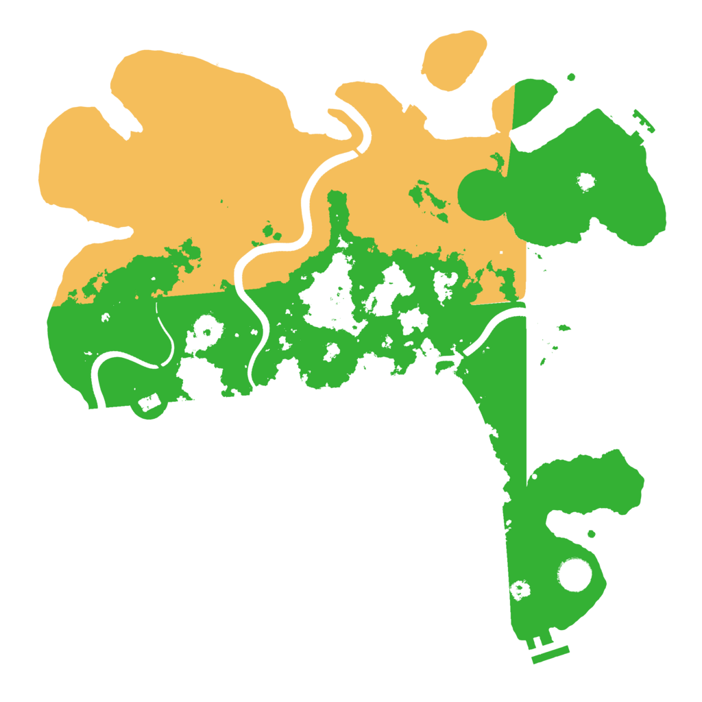Biome Rust Map: Procedural Map, Size: 3700, Seed: 2012792598